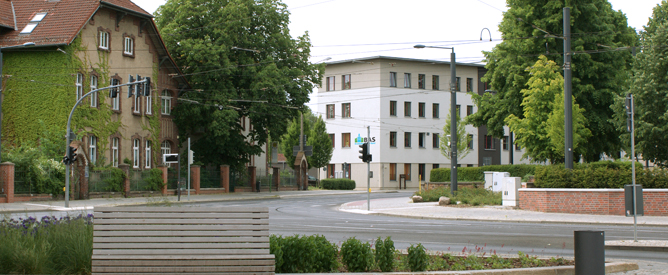 Bild auf das Gebäude der BAS vom Nicolaiplatz